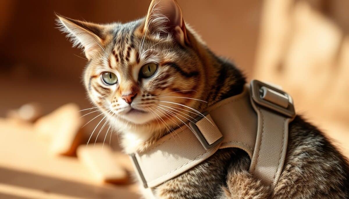 ajuste arnés gatos