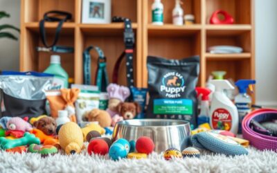 Productos esenciales para el cuidado de cachorros